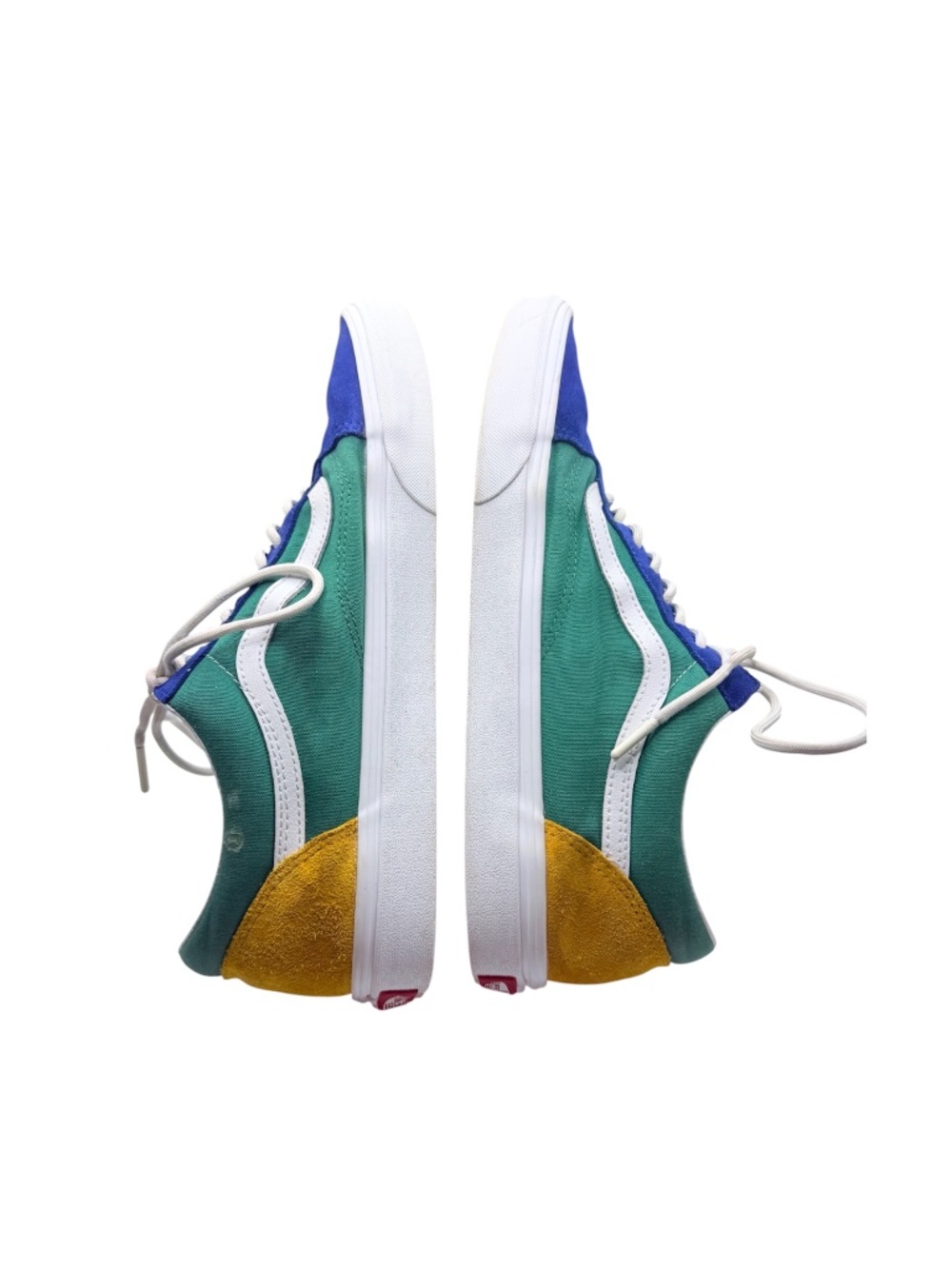Vans Old Skool Colorblock Multi-Color Sneakers - Men's Size 13 - Low Tops Skater - Picture 2 of 11